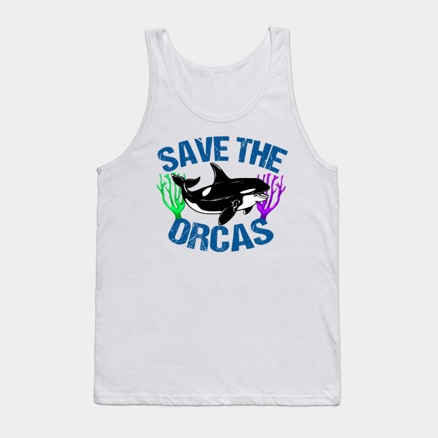 Save the Orcas Tank Top by epiclovedesigns